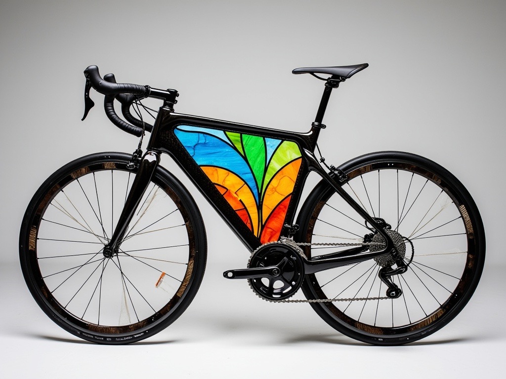 Bicycle — Stained Glass x Carbon Fiber